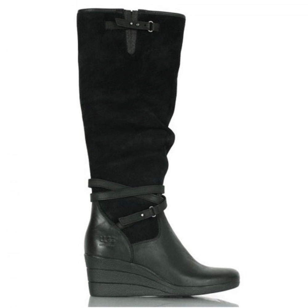 Black Wedge Waterproof Lesley UGG boots size 9